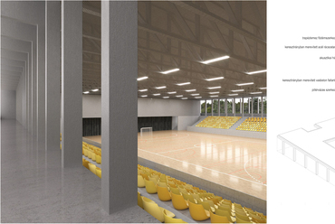Sportközpont tervpályázat, Hajdúszoboszló – építész: P8 Műhely
