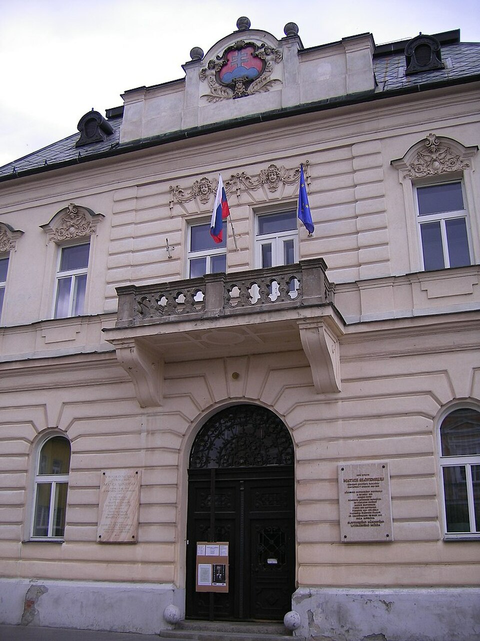 Turócszentmárton (Martin), a Matica Slovenská egykori székháza 2008-ban, tervező: id. Bobula János (Wikipedia/Szeder László)