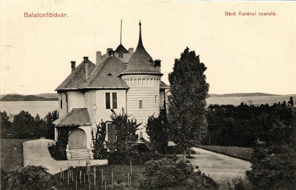 Balatonföldvár, Korányi-nyaraló 1900 körül, tervező: ifj. Bobula János