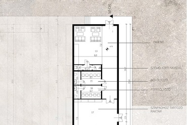 Fertőd kulturális örökségei – A kölcsönösség harmóniái, JAPÁN PAVILON – Cseszkó Hanna diplomaterve, alaprajz részlet