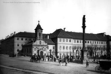 Budapest, Szent Rókus Kórház 1890 körül, tervező: Pollack Mihály és Ágoston, kivitelező: Pollack Ágoston (Klösz György felvétele, FSZEK Budapest Gyűjtemény) 