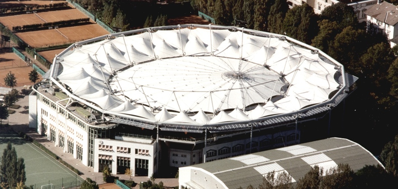 Centre Court DTB Rothenbaum Hamburg, 1996–1998,	Peter Schweger, Werner Sobek