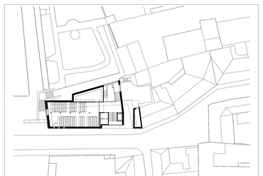 Székesfehérvári Egyházmegyei Látogatóközpont – alaprajz – tervező: Robert Gutowski Architects