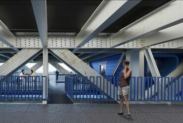 Belső látványterv, Alternatív megoldás a Petőfi híd felújítására, Puskás Levente diplomamunkája