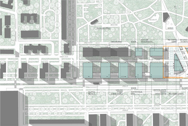 Beépítési terv, Kelenföld városközpont - Bikás piac újragondolása, Hardy-Kölcsey Emese