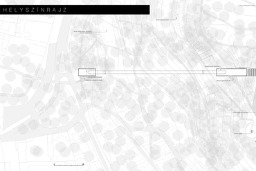 Libegő Miskolc belvárosában – Helyszínrajz – Tervező: Révai Márton