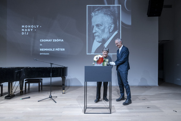 15. Moholy-Nagy-díj: Csomay Zsófia és posztumusz Reimholz Péter kapta az elismerést. Fotó: Lakatos Máté