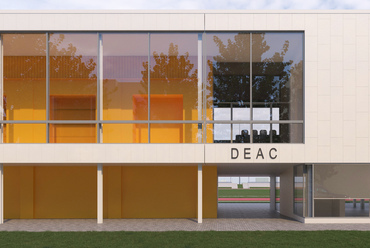 DEAC – Egyetemi Sportközpont, látványterv – szerző: D4 Építész Stúdió