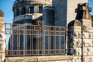 A Törley-mauzóleum állapota 2022 januárjában, Budafok, Fotó: Gulyás Attila