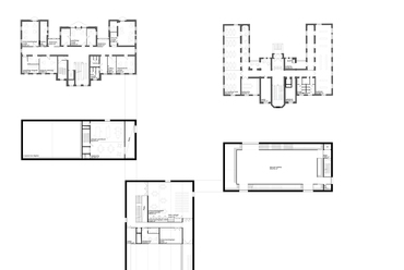 Az Építészet Ligete – 1. emeleti alaprajz  – Tervező: Hetedik Műterem
