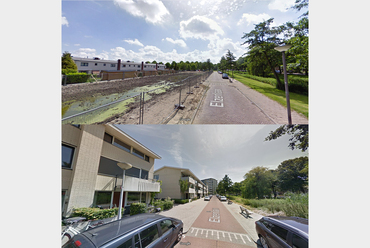 A Bomenwijk 2009-ben és ma. Építész: Steenhuis Bukman Architecten. Fotó: Google Maps