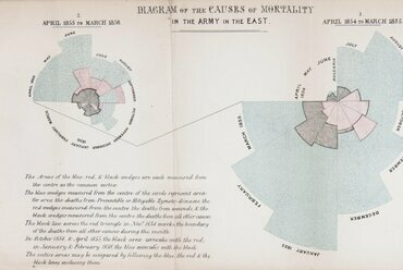 Nightingale diagram, 1856.,  Science Museum Group Collection, UK