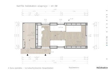 A Duna ajándéka – turizmusfejlesztés Szigetközben, hálókabin