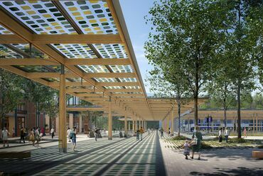 Az AREP Architects és az építész stúdió terve a Nyugati pályaudvar pályázatán