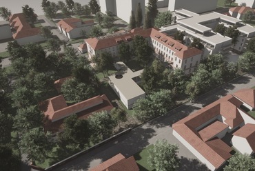 A Károlyi S. Kórház bővítése, Újpest, terv 2021., Schrammel Zoltán
