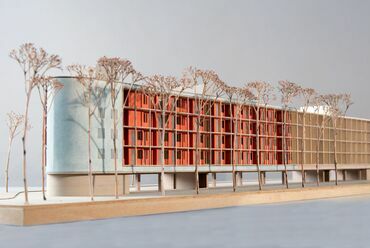 Florian Nagler Architekten, "Élet Dantebadban" projekt, München, Makett,  2015.,  © Archiv des Architekturmuseums der TUM