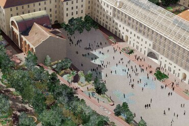 A MÓKEMBÉ III. díjas terve a Városháza Park tervpályázaton
