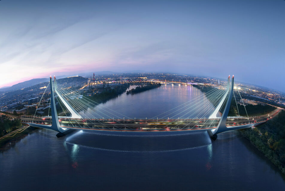 Környezetvédelmi engedélyt kapott az Új Duna-híd beruházásának első szakasza