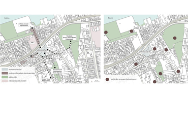 A balatonboglári Vörösmarty tér tájépítészeti megújítása, településszintű analízisek