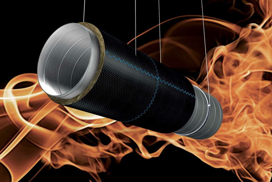 Természetes tűzvédelem az Ön biztonságáért — Fire-teK® Duct Protect rendszer, a Knauf Insulations új terméke