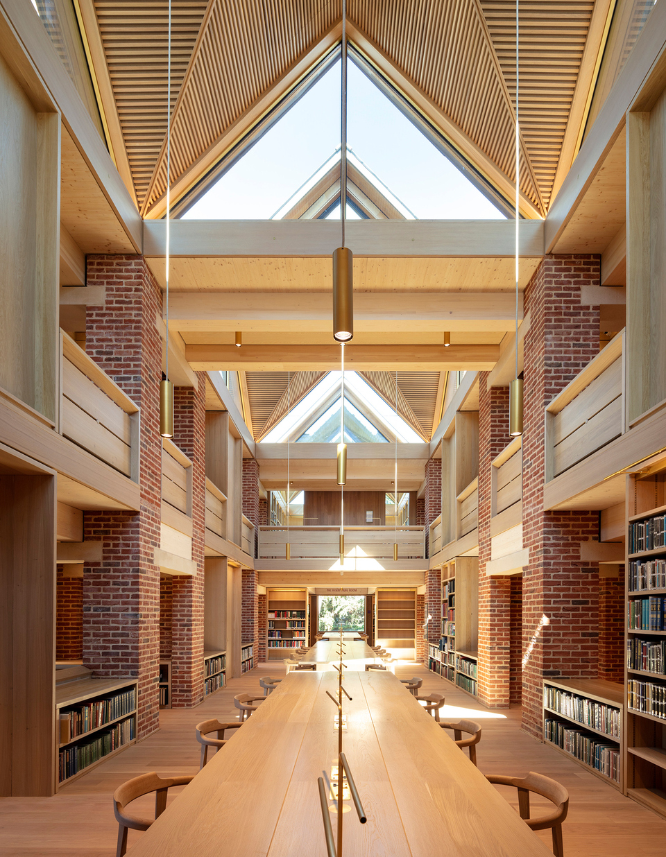 Új könyvtárépület, Magdalene College, Cambridge – Tervező: Niall McLaughlin Architects – Fotó: Nick Kane