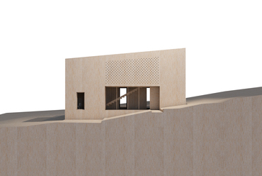 Családi ház Budaörsön – GINKGO Architects – makett render