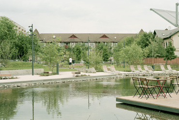 Vizafogó park pavilon épület – tervező:  Archikon – fotó: Danyi Balázs