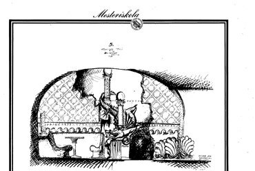 A VI. ciklus hallgatóinak terveiből. (Farkasdy Zoltán (szerk.): Mesteriskola F.É.K. VI., saját kiadvány, 1982., a Mesteriskola Archívumából)