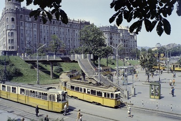 A budai postapalota a Vérmező utról tekintve, 1975, Fortepan, Adományozó: Főfotó