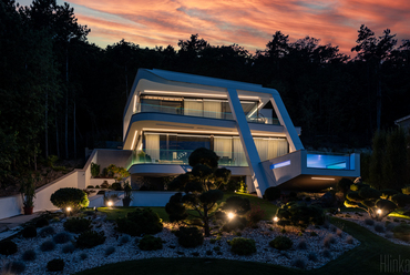 Konzol-villa a hegyoldalban, Budapest, Tervező: Rosta S. Csaba, Belsőépítész: Istvándi Bea, Fotó: Hlinka Zsolt