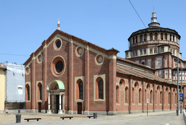 Santa Maria delle Grazie-templom, Milánó. Forrás: Wikimedia Commons