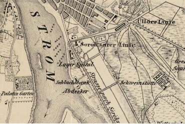 A terület térképe 1952-ből. Forrás: Arcanum
