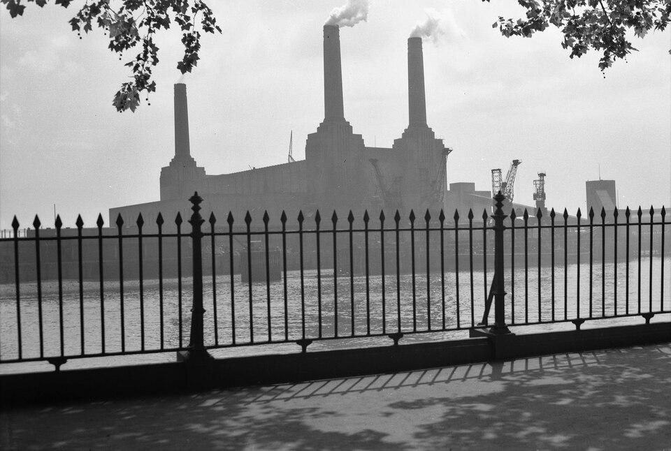 Battersea Erőmű, 1950 - Forrás: Creative Commons