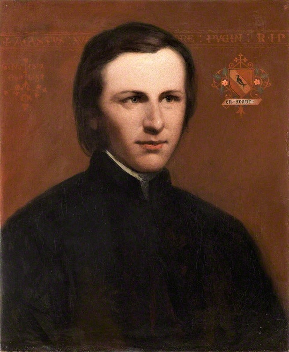 A.W.N. Pugin, Kép forrása: Wikimedia Commons, Felhasználó: NPG