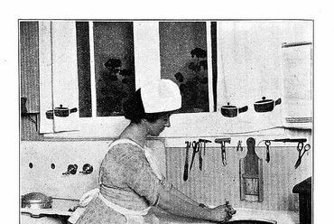 Társadalmat konyhájáról - Christine Frederick - forrás: Wikimedia