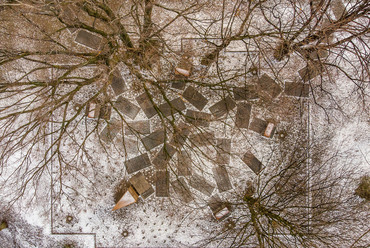 Nagy Zsinagóga Emlékpark Oświęcim-ben. Tervező: Narchitektura Fotó: Piotr Strycharski