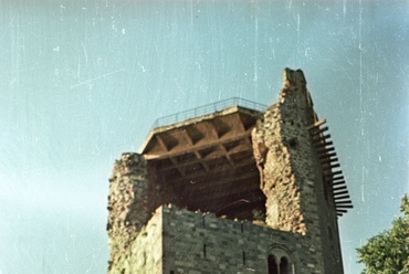 A Salamon-torony, miután leégett a faszerkezetes, 1927-ben elkészült bővítése, Forrás: Fortepan, Adományozó: dr. Horváth Miklós