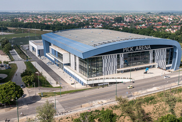 Pick Aréna, Szeged. Tervező: Hajós Építész Iroda. Fotó: Palkó György.