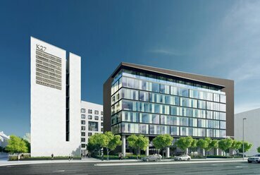A CZP Architects évekkel korábban készített terve a K27 irodaházra. Forrás: CZP Architects Facebook	