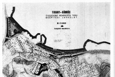Tihany, Összevont Rendezési Terv / Forrás: Sedlmayr Jánosné Tihany összevont rendezési terve. Magyar Építőművészet 24 (1975) 5. 40-45.