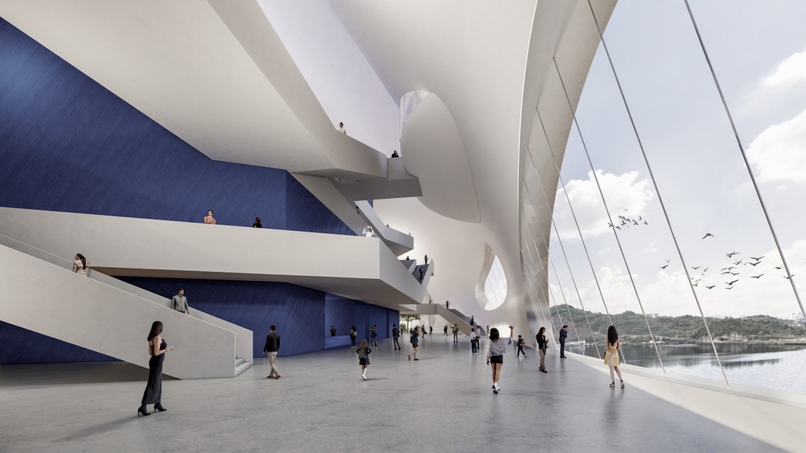 Yichang Grand Theatre. Forrás: OPEN Architecture