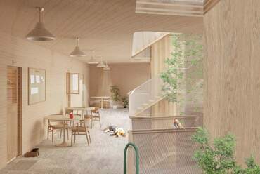 Supportive Housing Project, Bronx, New York 2022. (Studio Ames) Forrás: Architectural League Prize