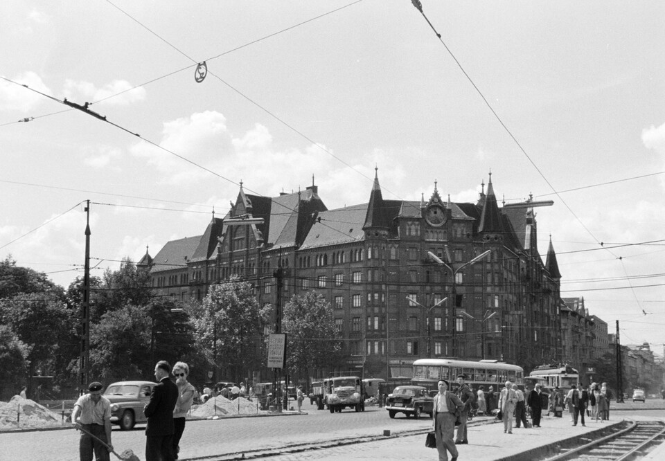 Nagyvárad tér, szemben az Üllői út 121., 1962. Forrás: Fortepan / Krantz Károly