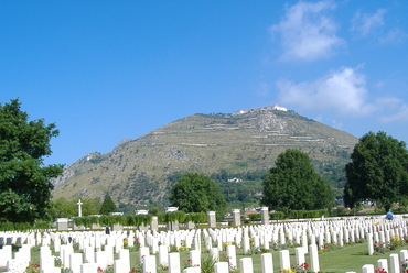 Monte Cassino, temető. Forrás: Twitter
