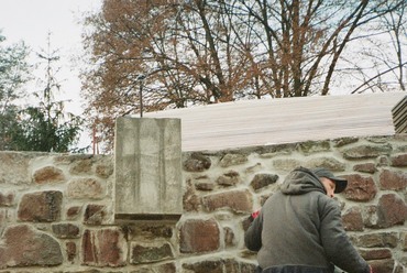 Építés közben. Kép: Major Zoltán
