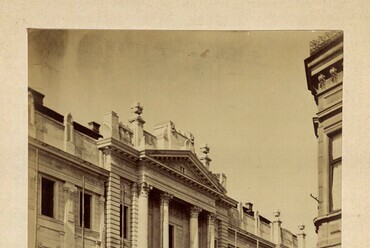 A zágrábi Pénzügyi palota képe átadás előtt (építész: Zobel Lajos; kivitelező: Hönigsberg és Deutsch), 1903. Gradska knjižnica (Városi könyvtár), Zágráb

