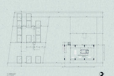 1. emeleti alaprajz
