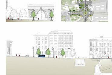 Korzó Tervezési Stúdió: A Clark Ádám tér felújításának tervei. Forrás: korzostudio.hu
