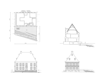 A városháza és a terasz megvalósult tervei. LIST & LOLA: Torhout főterének és környezetének megújítása.
