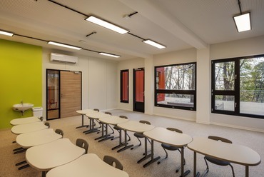 A Budapesti Német Iskola új épülete. Tervező: Bánáti + Hartvig Építész Iroda. Fotó: Jaksa Bálint
